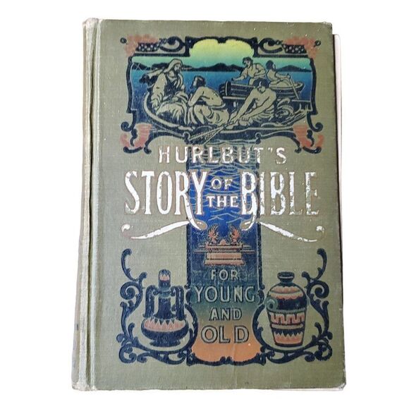 Hurlbut's Story of the Bible for Young and Old 1932 Religion Genesis Revelation - Picture 1 of 12